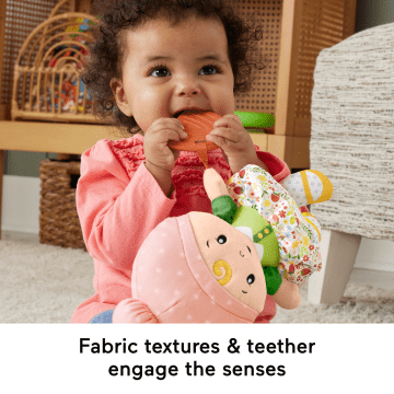 Fisher-Price Cuddle & Chime First Babydoll Infant Sensory Toy, Styles May Vary