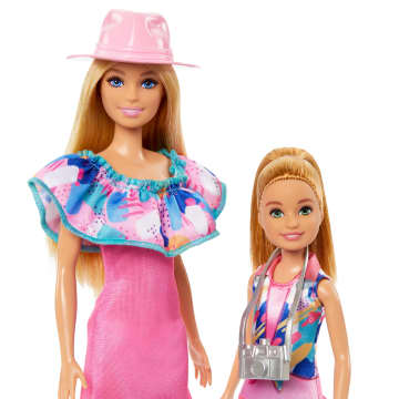 Barbie En Stacie, Poppenset Van Twee Zusjes, Met 2 Hondjes En Accessoires - Bild 2 von 6