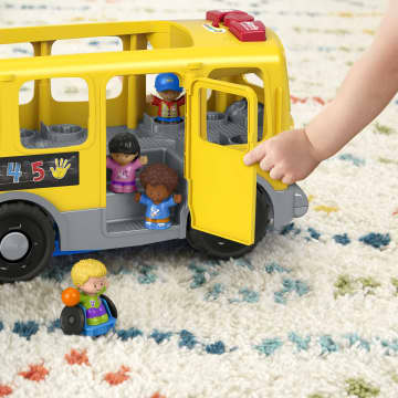 Autobús Escolar Amarillo Grande De Little People De Fisher-Price