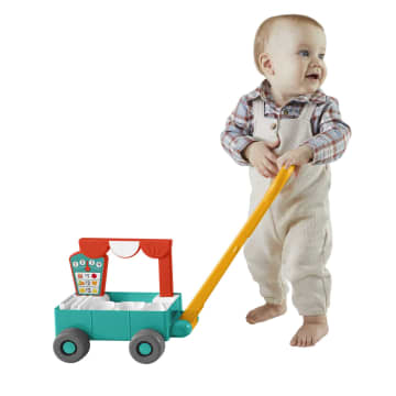 Fisher-Price „Ucz Się I Śmiej!” Traktor Edukacyjny 4 W 1 Poziomy Nauki Zabawka Edukacyjna Dla Dzieci Polska Wersja Językowa