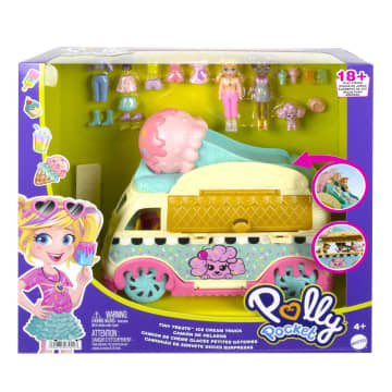 Polly Pocket™ Modna mobilna lodziarnia Zestaw - Image 6 of 6