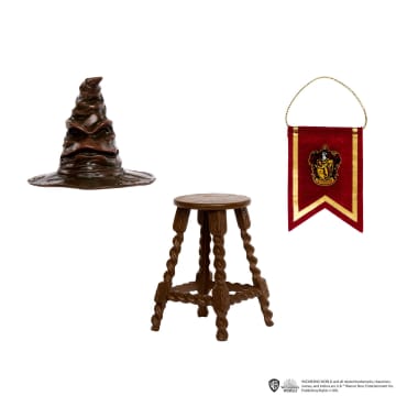 Harry Potter Speelgoed, Harry Potter met de Sorteerhoed, pop met accessoires