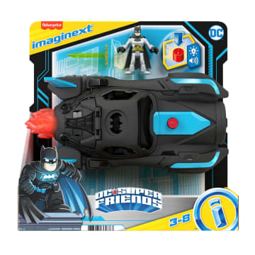 Fisher-Price Imaginext Dc Super Friends Batmobile Με Φώτα Και Ήχους