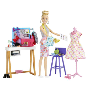 Barbie Fashion Designer Puppe Und Spielset