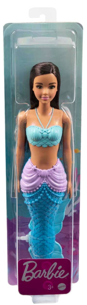 Barbie Dreamtopia Sirena, Bambola Con Code Da Sirena Multicolore E Intercambiabili - Image 4 of 7