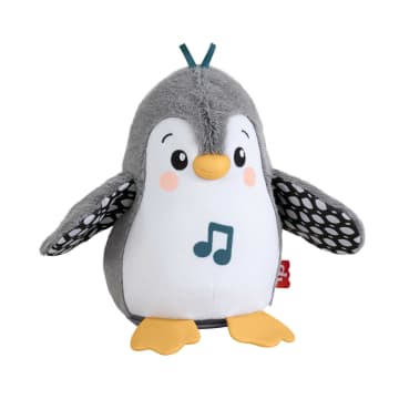 Fisher-Price Knuffelspeelgoed Voor Op De Buik Spelen, Wapper En Wiebel Pinguïn, Muzikaal Speelgoed Voor Baby'S - Image 4 of 6