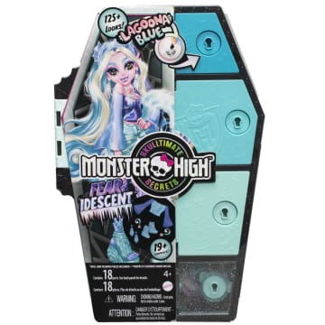 Monster High - Casiers Secrets De Lagoona Blue Look Irisé - Poupée - 4 Ans Et +