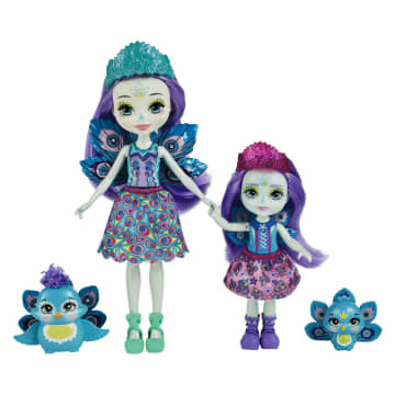 Enchantimals Patter Peacock Puppe + Little Sister - Bild 1 von 6