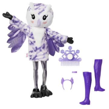 Barbie Cutie Reveal Snowflake Sparkle Avec Costume De Chouette Doux - Imagen 8 de 8