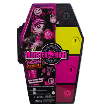 Monster High Κούκλα, Ντρακουλόρα, Skulltimate Secrets: Neon Frights - Image 6 of 6