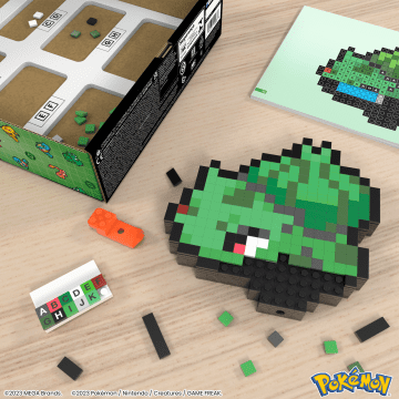 Mega Pokémon Bloques De Construcción Pixel Art Bulbasaur - Image 4 of 6