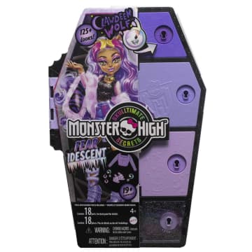 Monster High - Casiers Secrets De Clawdeen Wolf Look Irisé - Poupée - 4 Ans Et +