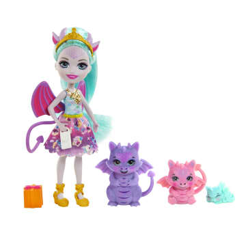 Royal Enchantimals Deanna Dragon Familia de Muñecas - Imagen 1 de 6