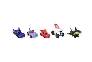 Fisher-Price Dc Batwheels 1:55 Scale Vehicle Multipack, Batcast Metal Diecast Cars, 5 Pieces