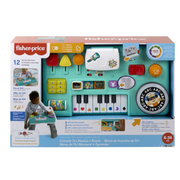 Fisher-Price Ridi E Impara Consolle Per Dj Gioca E Impara, Giocattolo Musicale Educativo Per Neonati E Bambini Ai Primi Passi, Versione Multilingue - Image 6 of 6