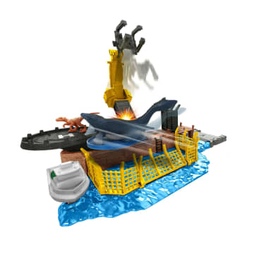 Jurassic World Minis Playset Mosasaurus Mayhem Playset - Image 1 of 6