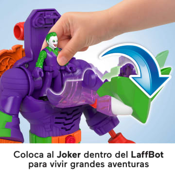 Imaginext DC Super Friends El Joker y LaffBot Figura - Image 4 of 8