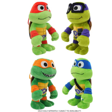 Teenage Mutant Ninja Turtles: Mutant Mayhem Plush Toys, 8 Inch TMNT Soft Dolls