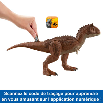 Jurassic World - Carnotaurus Morsures De Combat - Figurine Dinosaure - 4 Ans Et + - Imagen 5 de 6