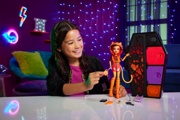 Monster High Pop, Toralei Stripe, Skulltimate Secrets: Neon Gruwelen - Imagen 2 de 6