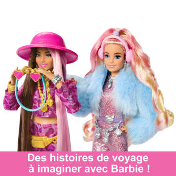 Barbie -Barbie Extra Cool-Poupée voyage en tenue d’hiver - Imagen 4 de 6