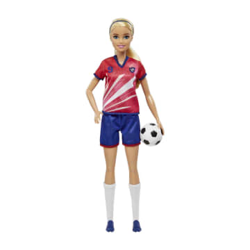 Barbie - Poupée Barbie Footballeuse - Poupée Mannequin - 3 Ans Et +