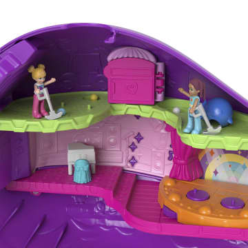 Polly Pocket Avontuur in de Fonkelgrot Narwalavontuur, boot, speelset met 2 micropoppen en 13 accessoires - Imagen 4 de 6