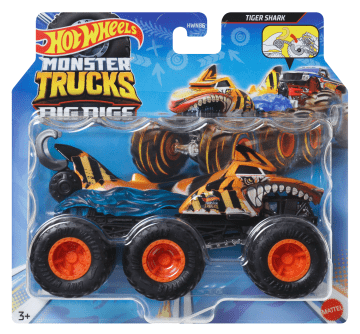 Hot Wheels Monster Trucks 1:64 Çekici Arabalar, 6 Tekerlekli 1:64 Ölçekli Metal Oyuncak Tır (Stiller Çeşitlilik Gösterebilir.)