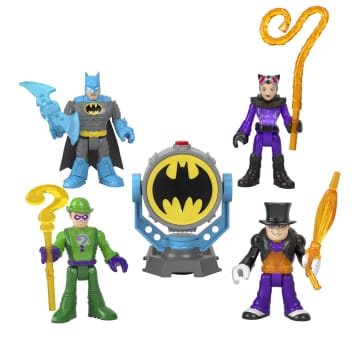Imaginext Dc Super Friends Bat-Tech Bat-Signal Figuren Multipack