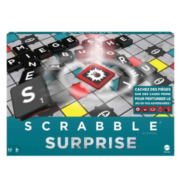 Mattel Games - Scrabble Surprise - Jeu de société Famille - 10 ans et +
