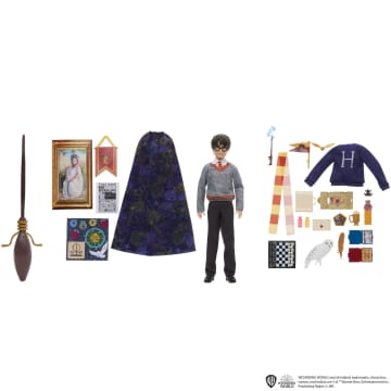 Harry Potter Calendario dell'Avvento di Grifondoro con la bambola di Harry Potter e accessori a sorpresa