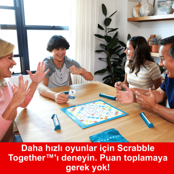 Scrabble Kutu Oyunu, Aile Boyu Sevilen Ve Iki Şekilde Oynanabilen Klasik Kelime Oyunu, 2-4 Oyuncu, Türkçe Versiyon