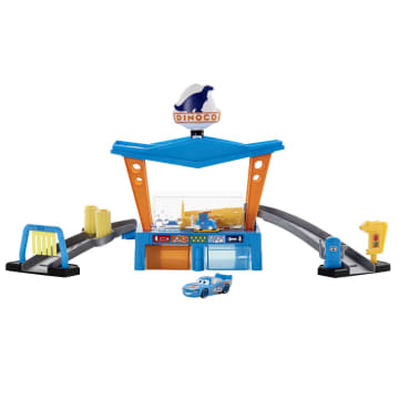 Disney And Pixar Cars Farbwechsel Dinoco Autowaschanlage Spielset - Image 1 of 6