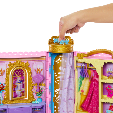 Disney Princess Ready For The Ball Closet With Fashions, Accessories, & Storage, Opens To 2 Feet