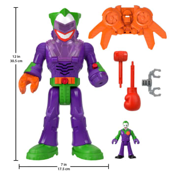 Imaginext DC Super Friends El Joker y LaffBot Figura - Image 8 of 8