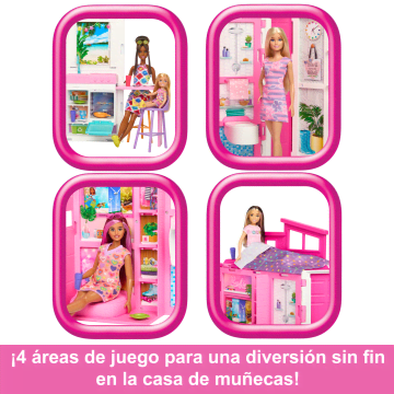 Barbie 65 Aniversario Casa De Muñecas Con Muebles Apartamento 4 Estancias