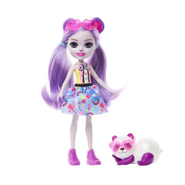 Enchantimals - Bêtes Citadines - Poupée Violetta Panda Et Figurine - Mini Poupée - 4 Ans Et + - Imagen 1 de 6