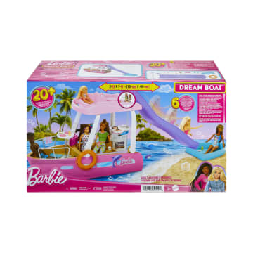 Conjunto De Juego Barbie Dream Boat Con Barco Con Piscina, Tobogán Y Accesorios - Imagen 6 de 6