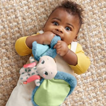 Fisher-Price Planet Friends Een En Al Oor Knuffeltje Zintuiglijk Speelgoed Voor Baby'S, Olifantenknuffel Voor Baby'S