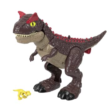 Imaginext Jurassic World Carnotauro, dinosauro giocattolo con aculei attivabili, giocattoli da 2 pezzi per l'età prescolare - Image 4 of 6
