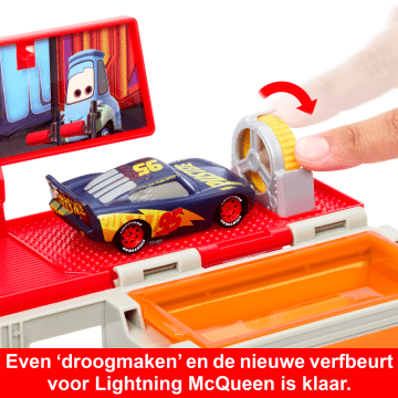 Disney En Pixar Cars Van Kleur Veranderende Auto'S, Mobiele Spuiterij Mack, Speelset Met 1 Speelgoedauto En Accessoires - Image 4 of 6