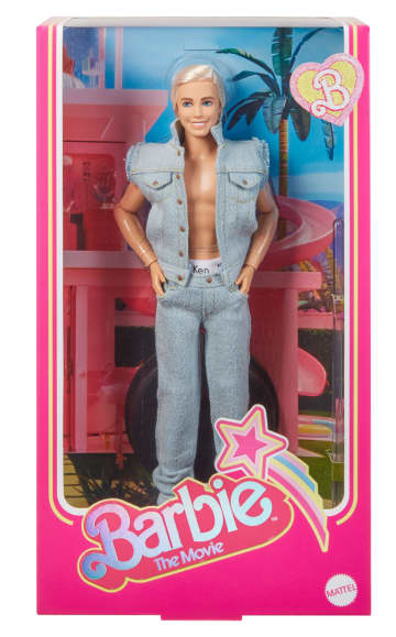 Barbie Signature The Movie, Ken Puppe zum Film im Jeansoutfit und Original Ken Unterwäsche - Bild 6 von 6