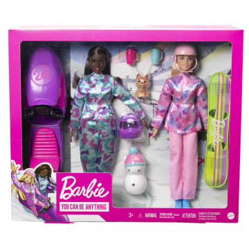Barbie-Coffret De Deux Poupées Sports D’Hiver-3 Ans Et Plus