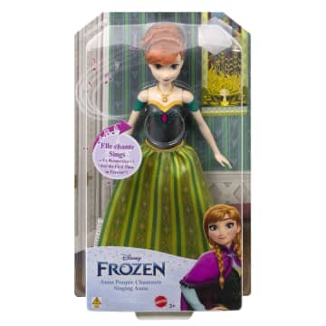 Disney Frozen - La Reine des Neiges - Poupée Anna Chantante « Le Renouveau » Figurine - 3 ans et +