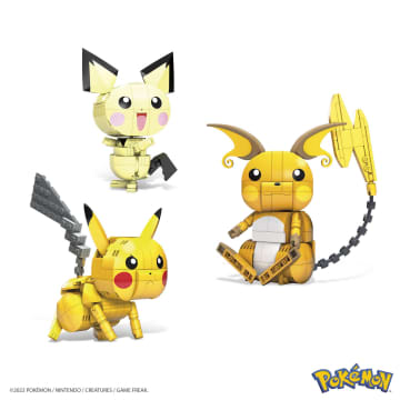 Mega Construx – Pokémon – Trio Évolution Pikachu - Imagen 7 de 7