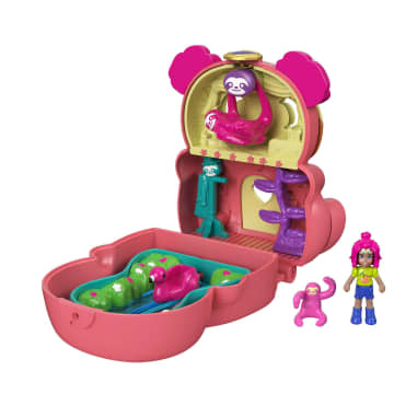 Polly Pocket Flip & Find Sloth Compact - Image 1 of 6