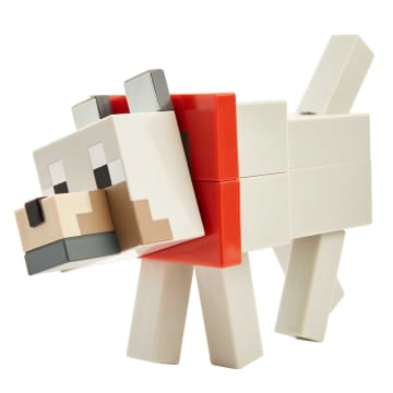 Minecraft Lupo Personaggio Large Fusion Assemblabile - Image 1 of 6