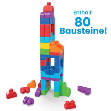 Mega Bloks Bausteinebeutel Bunt 80 Teile