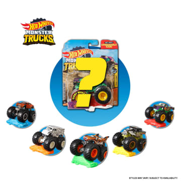 Hot Wheels Monster Trucks, 1:64 Scale Die-Cast Toy