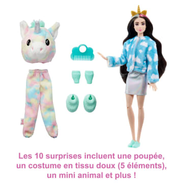 Barbie – Poupée Cutie Reveal Série Fantasy-Costume De Licorne - Imagen 4 de 6